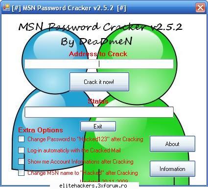 [fake]msn password cracker