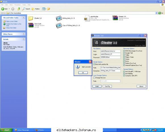 [Tutorial] iStealer 3 - apoi urmatoarea (scz de dublu post dar nu stiu - Windows - Hacking & Tools